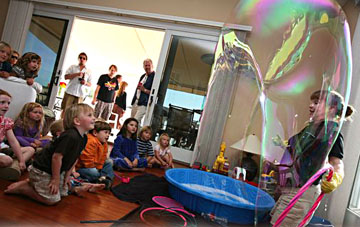Bubble show in Edmonton
