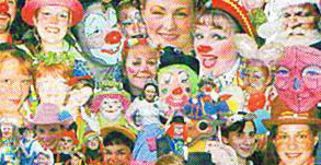 Calgary clowns face painters, and balloonists