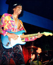Jimmi Hendrix impersonator