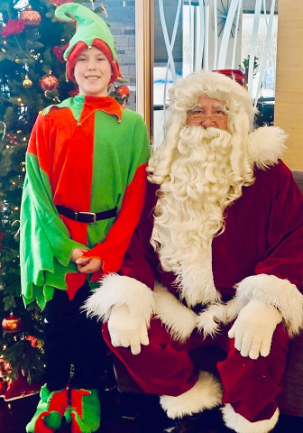 Santa and Elf, Edmonton