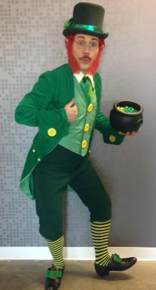 Leprichan impersonator in Edmonton