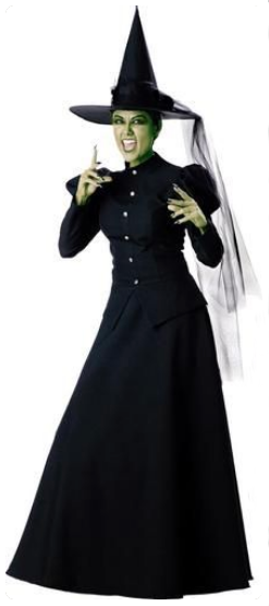 The Wicked Witch Impersonator in Edmonton
